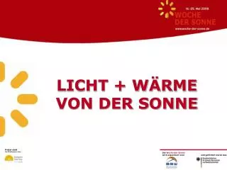 licht w rme von der sonne