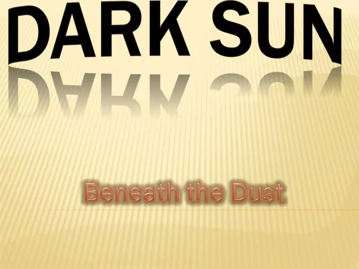 dark sun