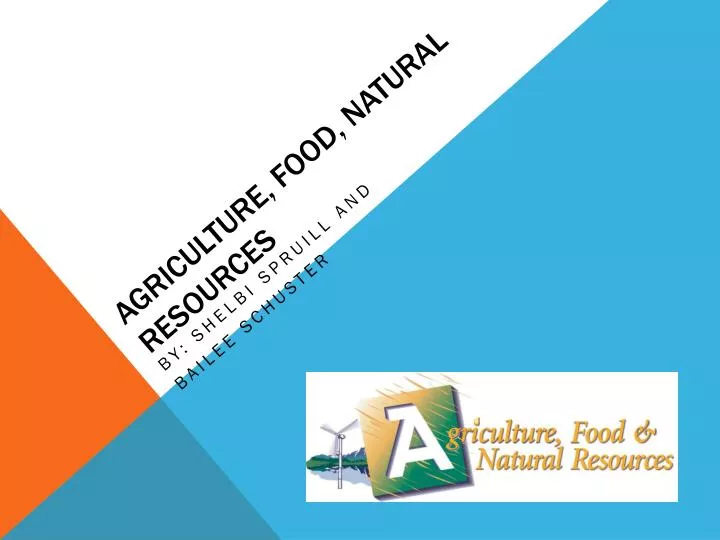 agriculture food natural resources