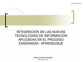 integraci n de las nuevas tecnolog as de informaci n aplicadas en el proceso ense anza aprendizaje