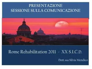 presentazione sessione sulla comunicazione