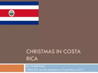 Christmas in Costa Rica