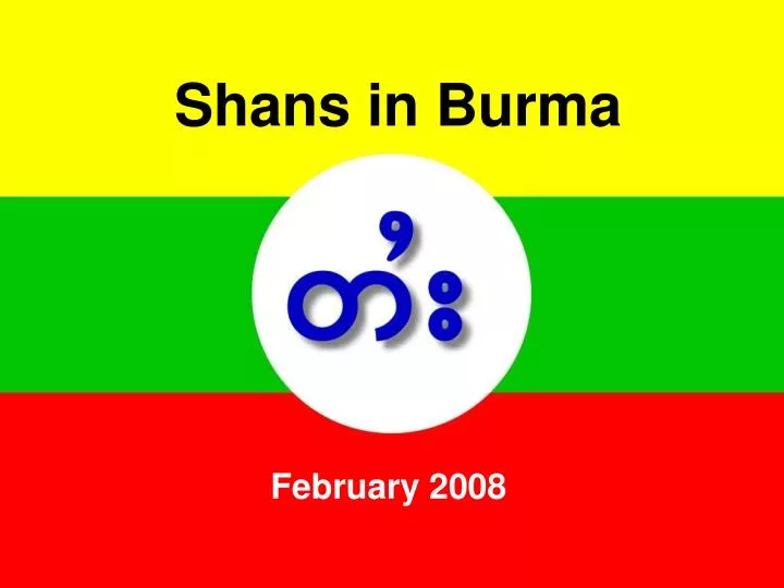 shans in burma