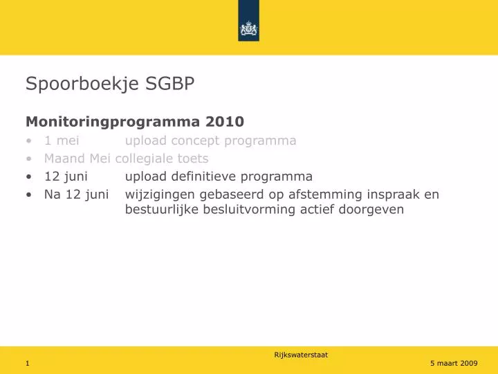 spoorboekje sgbp