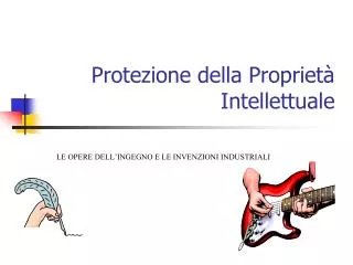protezione della propriet intellettuale