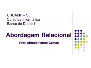 abordagem relacional