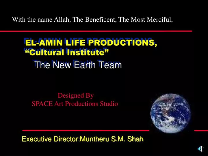 el amin life productions cultural institute