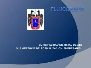 municipalidad distrital de ate sub gerencia de formalizacion empresarial