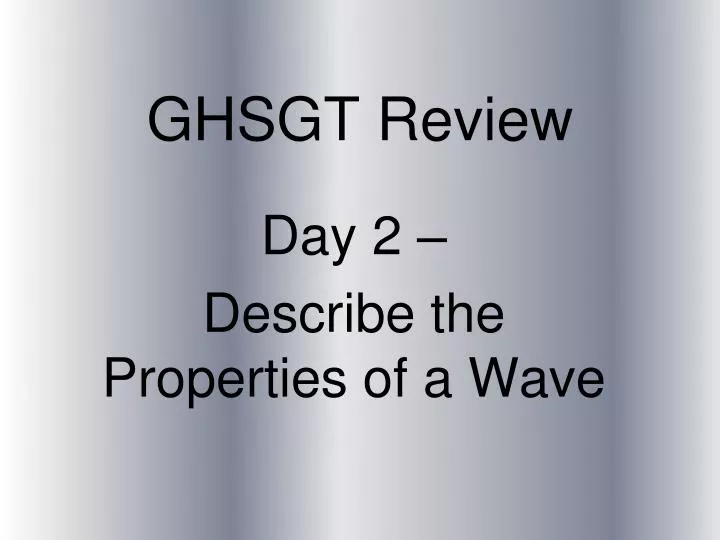 ghsgt review