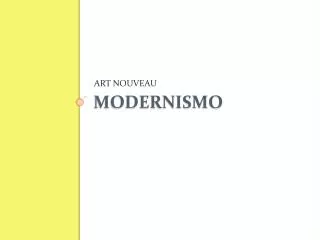 modernismo