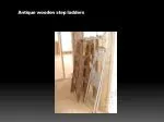 Antique wooden step ladders - slide 1