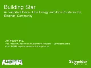 Building Star An Important Piece of the Energy and Jobs Puzzle for the Electrical Community