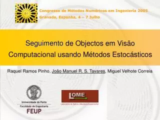 seguimento de objectos em vis o computacional usando m todos estoc sticos