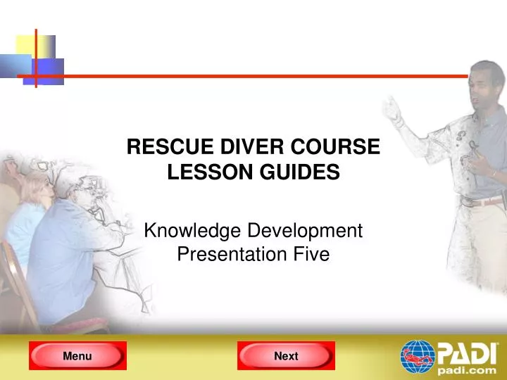 rescue diver course lesson guides