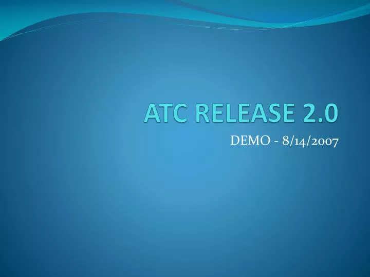atc release 2 0