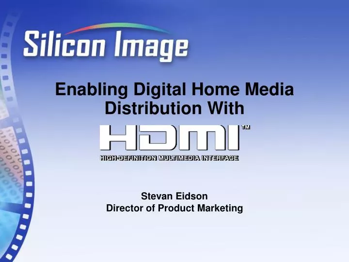 enabling digital home media distribution with