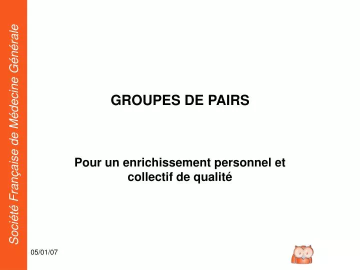 groupes de pairs