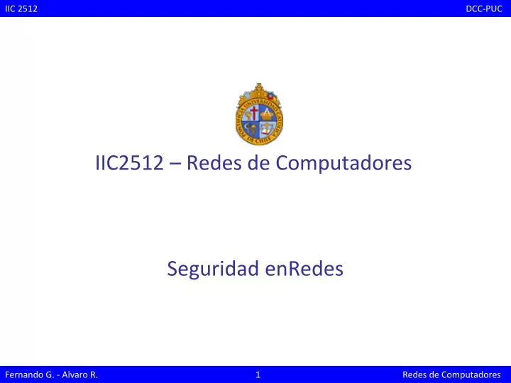 iic2512 redes de computadores