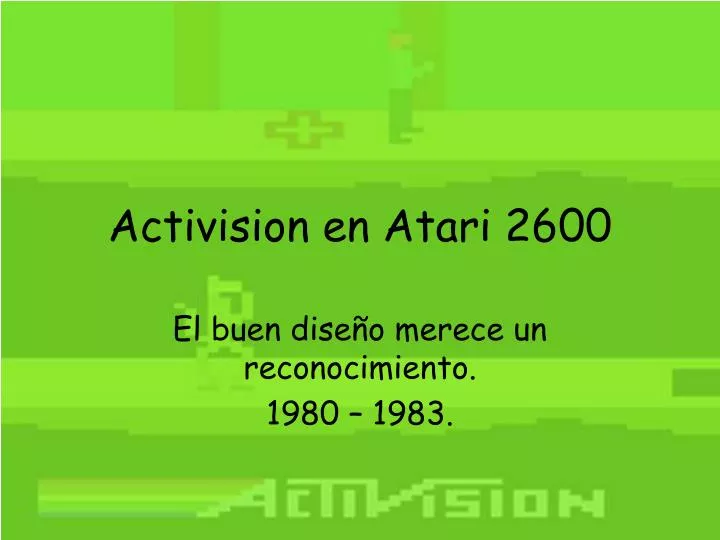 activision en atari 2600