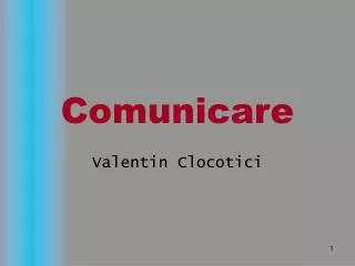 comunicare