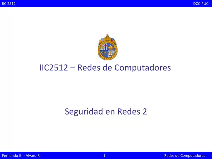 iic2512 redes de computadores