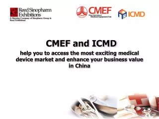 CMEF and ICMD