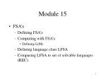 Module 15 - slide 1
