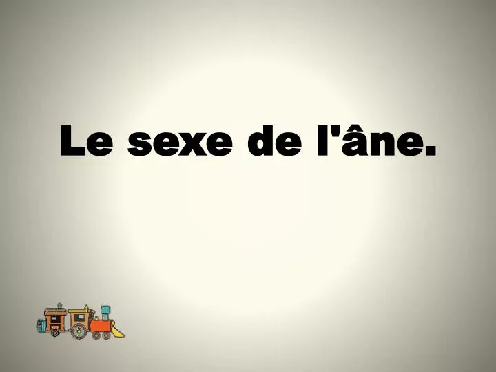 le sexe de l ne