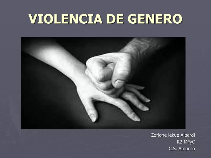 violencia de genero