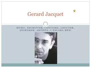 gerard jacquet