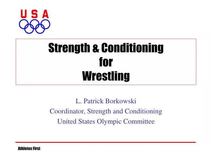 strength conditioning for wrestling