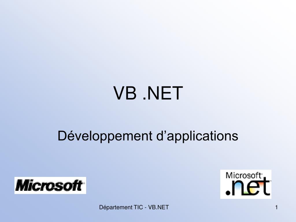 PPT - VB .NET PowerPoint Presentation, free download - ID:5263159