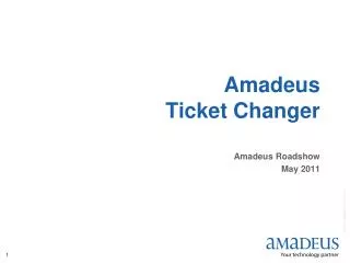 amadeus ticket changer