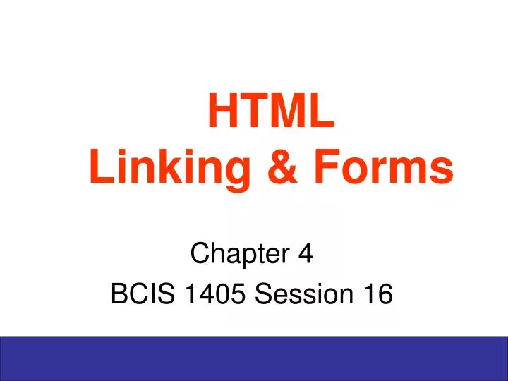 html linking forms