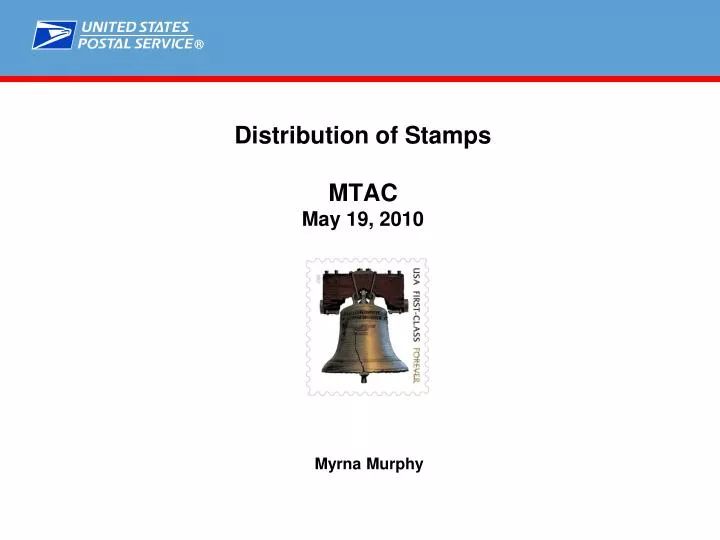 distribution of stamps mtac may 19 2010