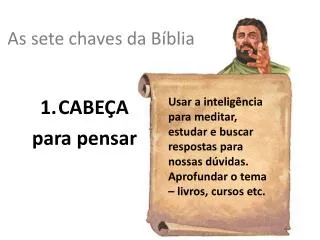 as sete chaves da b blia