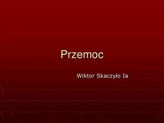 przemoc