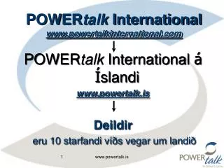 p ower talk international www powertalkinternational com