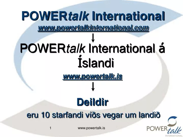 p ower talk international www powertalkinternational com