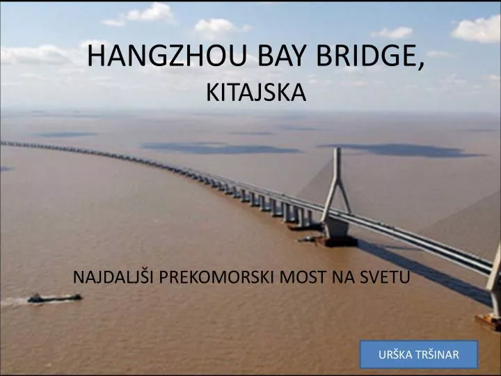 hangzhou bay bridge kitajska