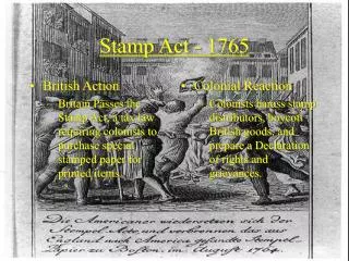 Stamp Act - 1765