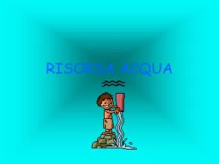 risorsa acqua