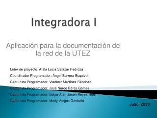 integradora i