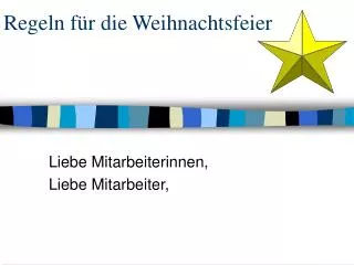 regeln f r die weihnachtsfeier