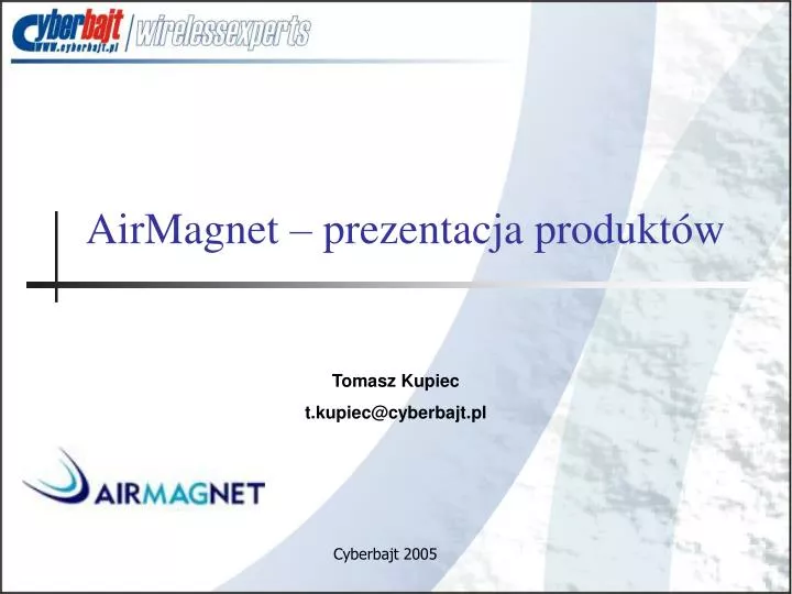airmagnet prezentacja produkt w