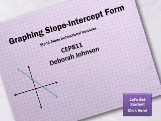 Graphing Slope-Intercept Form