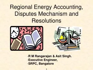 Regional Energy Accounting, Disputes Mechanism and Resolutions