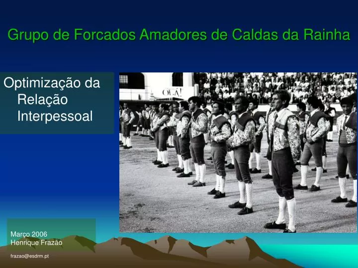 grupo de forcados amadores de caldas da rainha