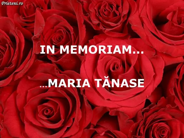 in memoriam