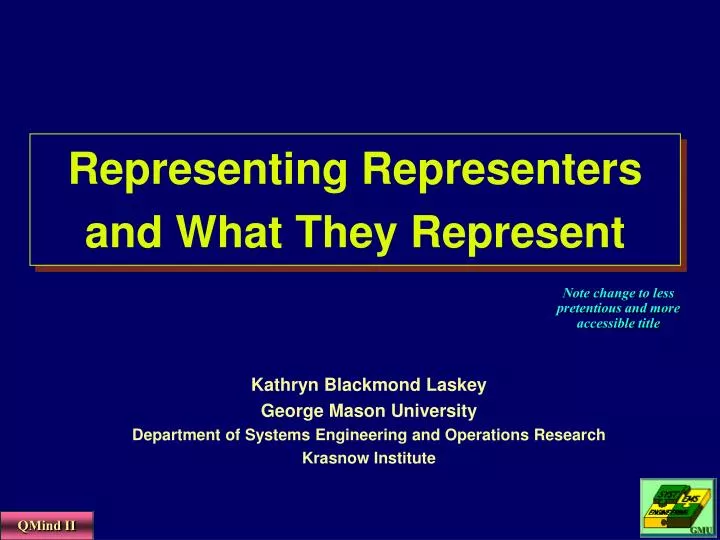 representing representers and what they represent